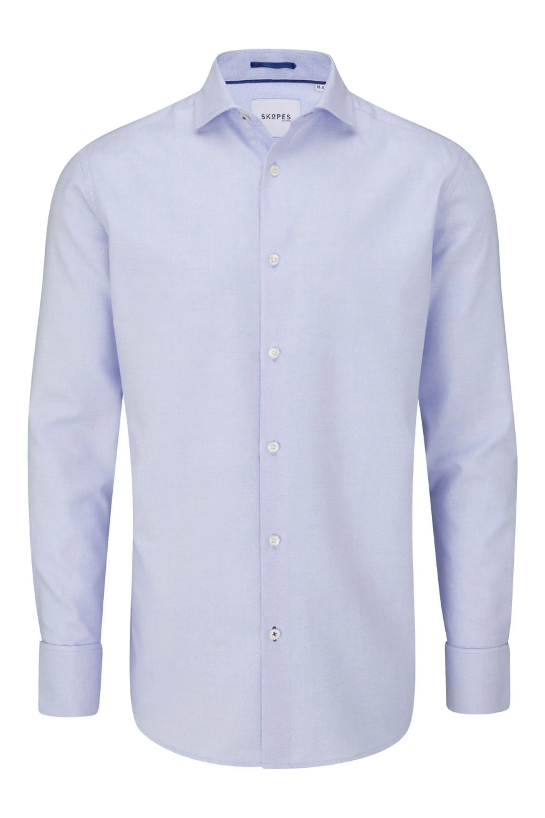 Skopes - Camicia in tessuto a pallini con polsino doppio
