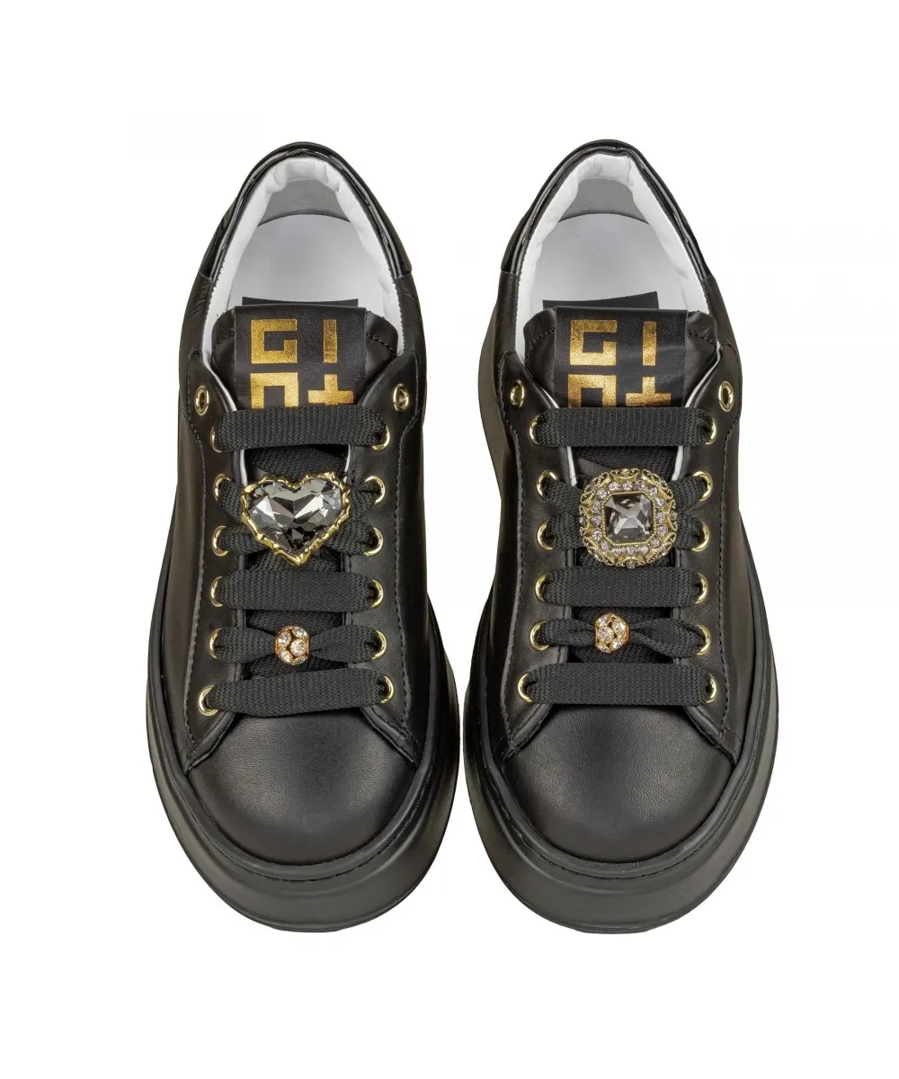 Sneaker Combi Cuore Nero