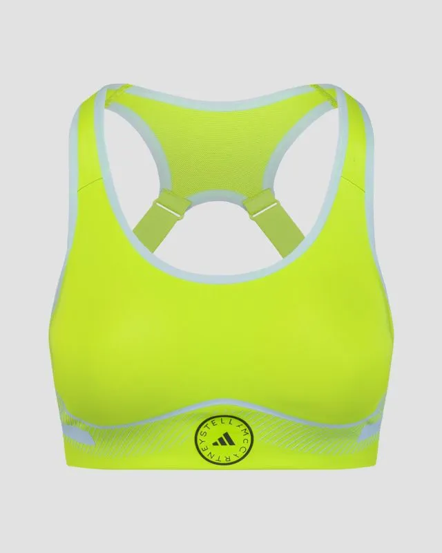 Stanik treningowy damski Adidas by Stella McCartney Truepace IW9863-green