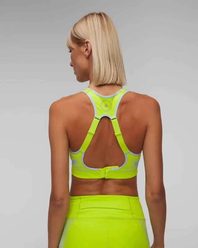 Stanik treningowy damski Adidas by Stella McCartney Truepace IW9863-green