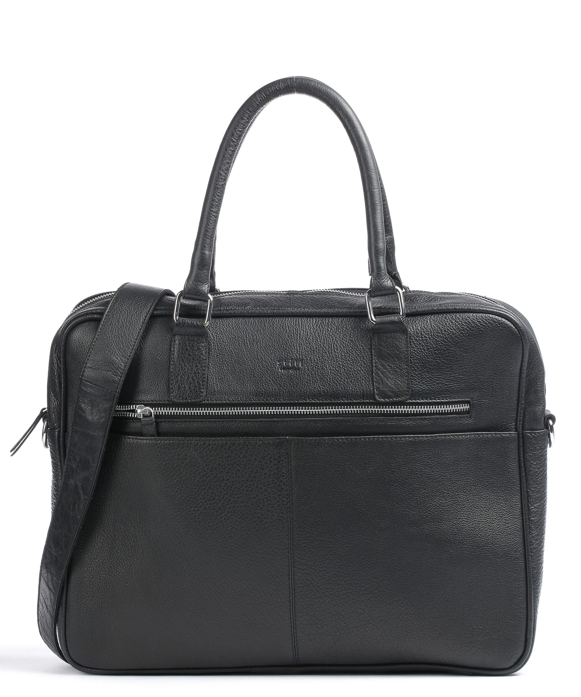  Still Nordic Terrence Terrence Cartella 14″ pelle a grana fine nero  