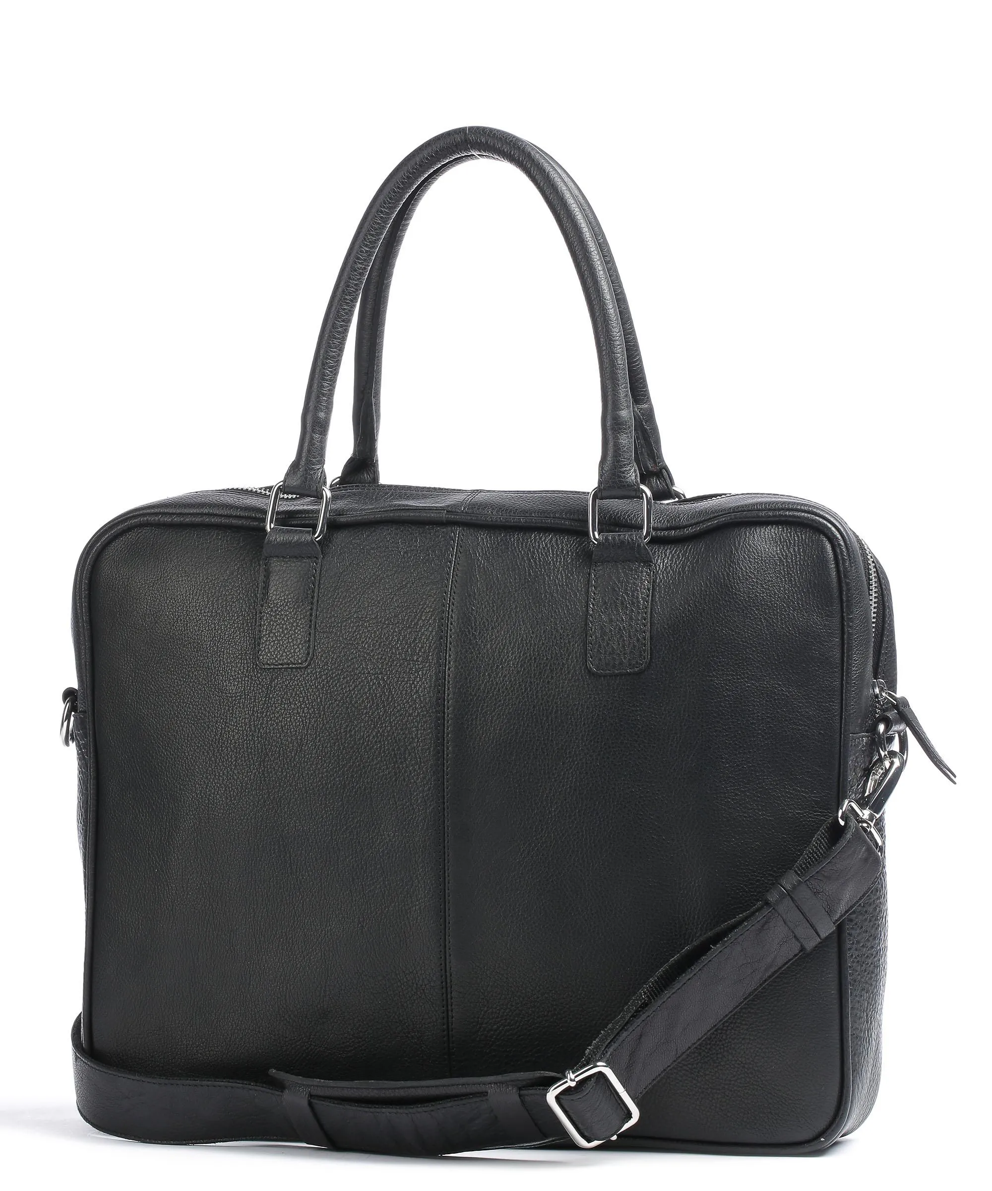  Still Nordic Terrence Terrence Cartella 14″ pelle a grana fine nero  