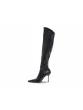 Stivale Sergio Levantesi STRETCH FERRAGNI SUPREME in nappa e microfibra nero