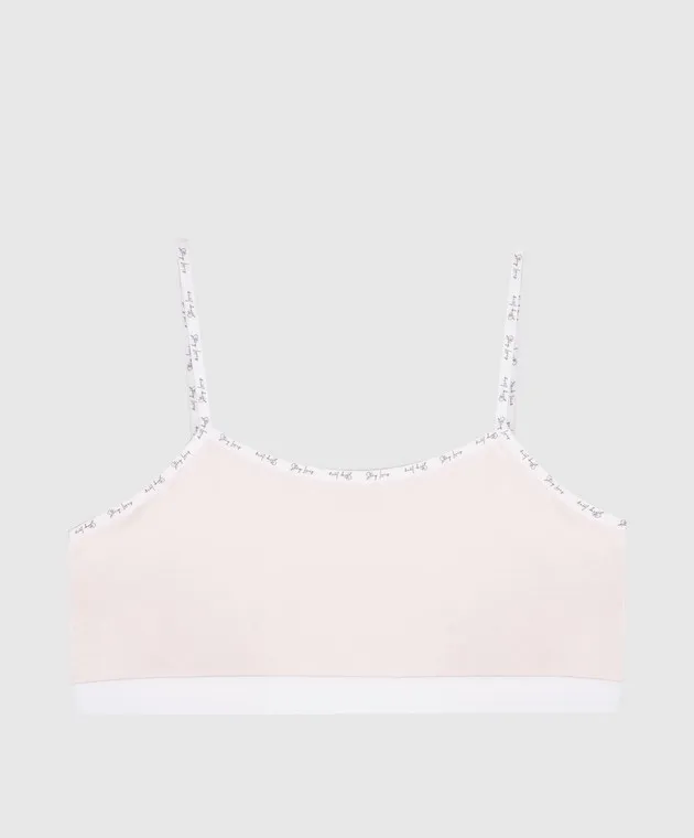 Story Loris Top rosa baby con logo 36329