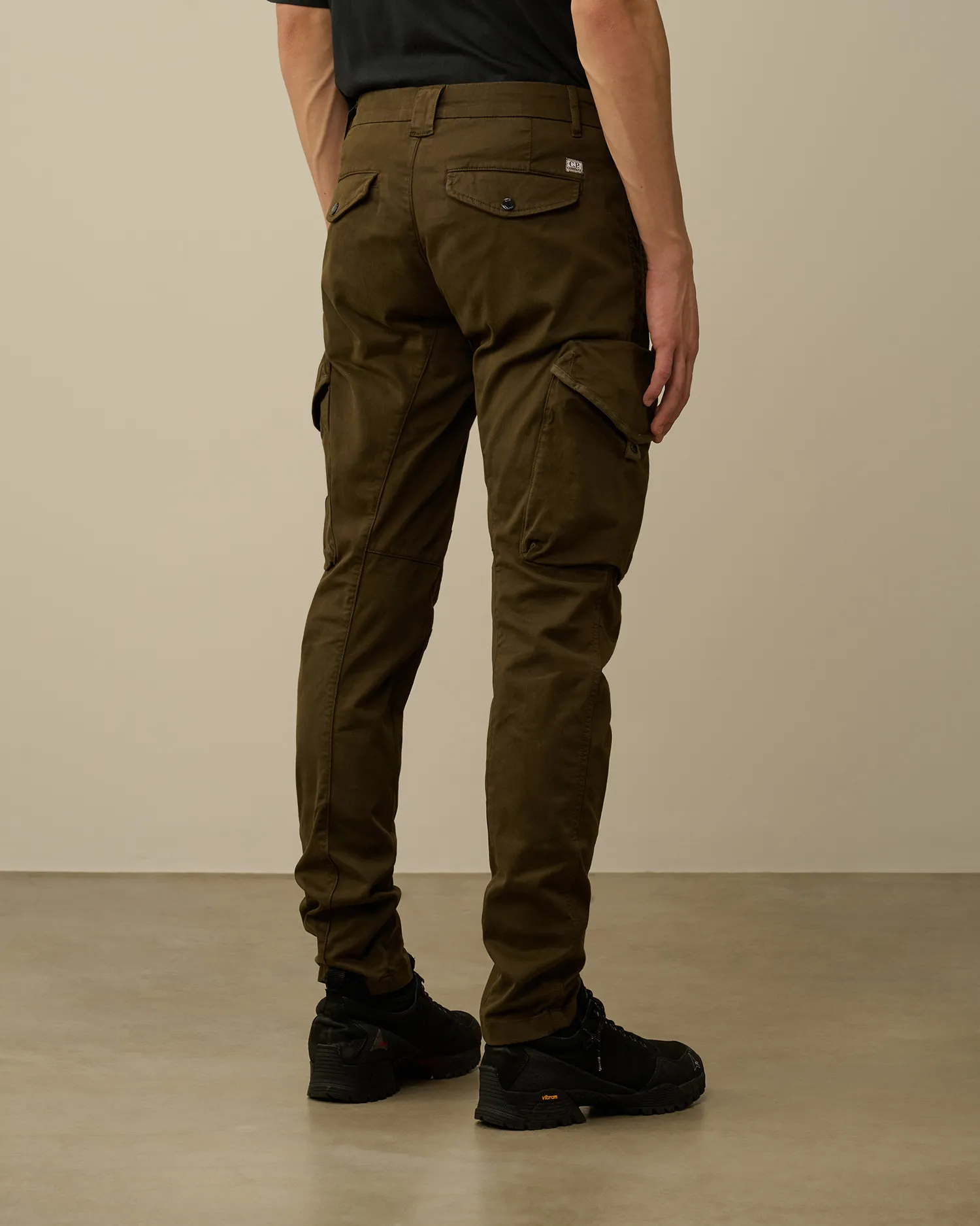 Stretch Sateen Ergonomic Lens Cargo Pants