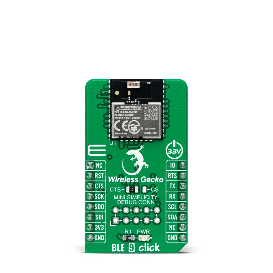 Strumento di sviluppo comunicazione e wireless MikroElektronika BLE 9 Click