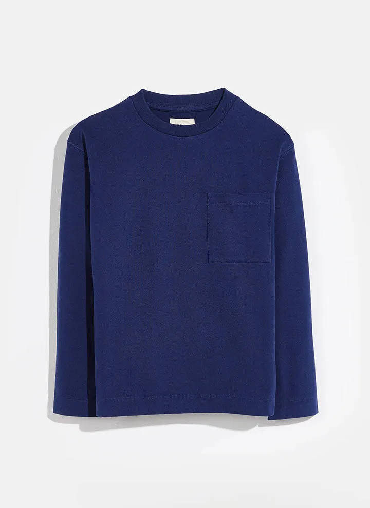 t-shirt Camo taschino blu