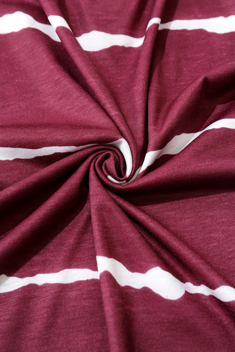 T-shirt con gilet a righe stampata
