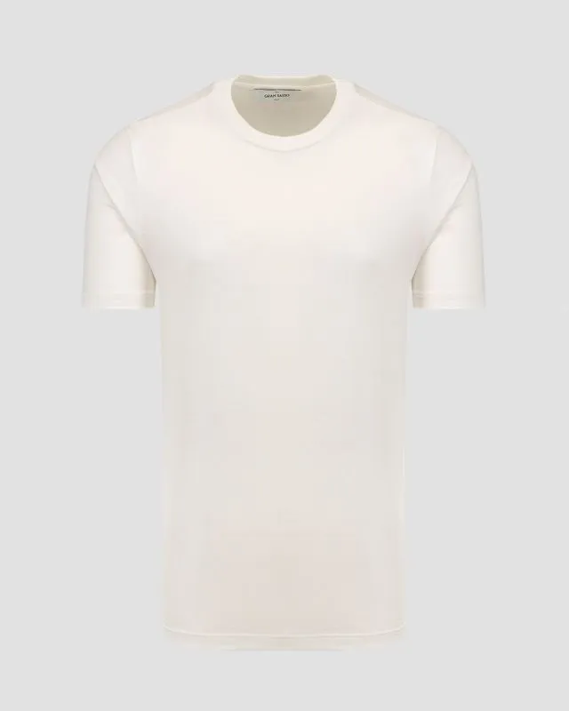 T-shirt da uomo Gran Sasso bianca