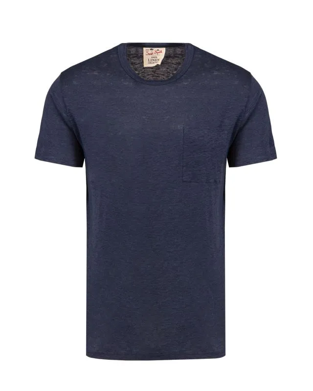T-shirt di lino MC2 Saint Barth Ecstasea