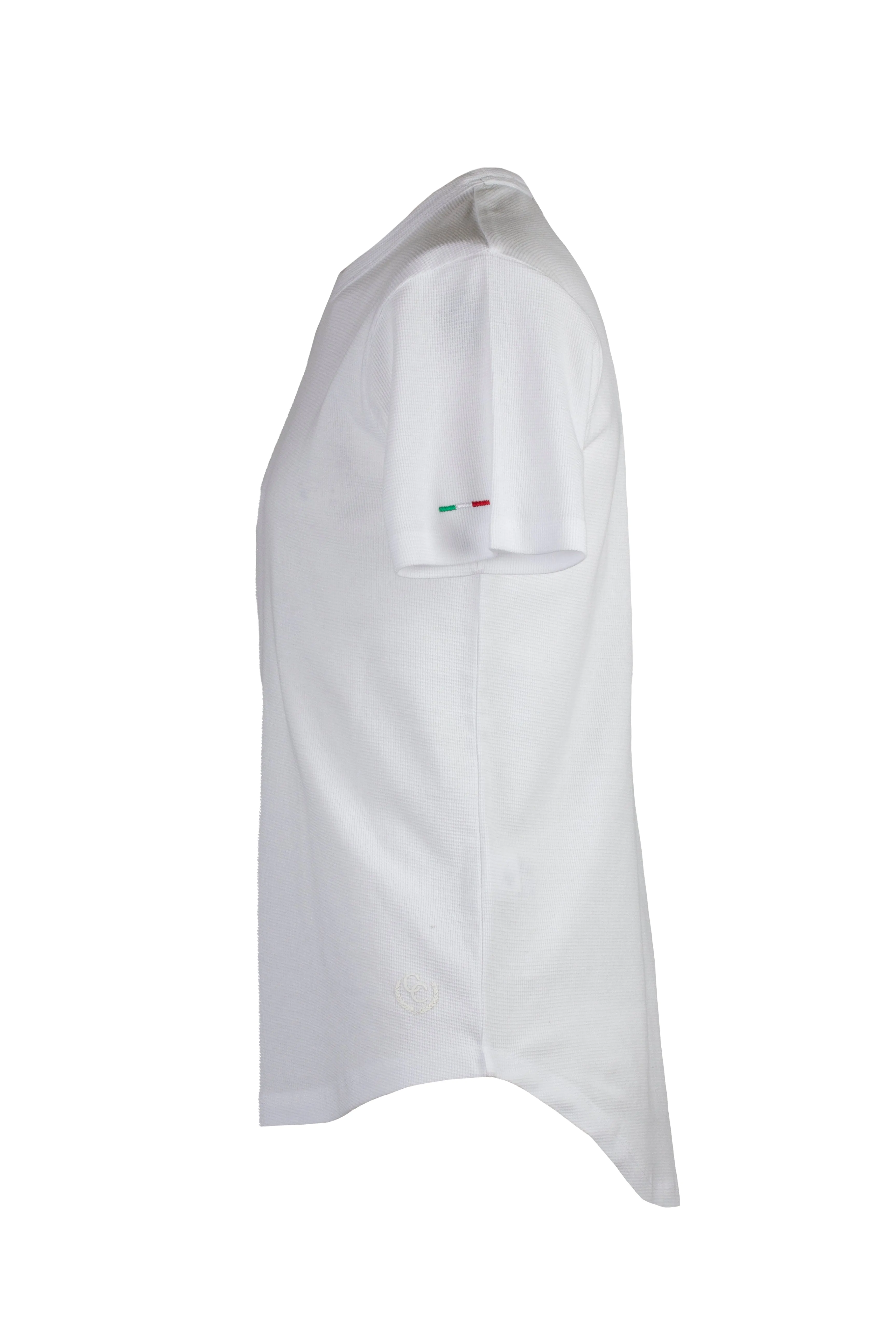 T-Shirt in cotone nido d'ape