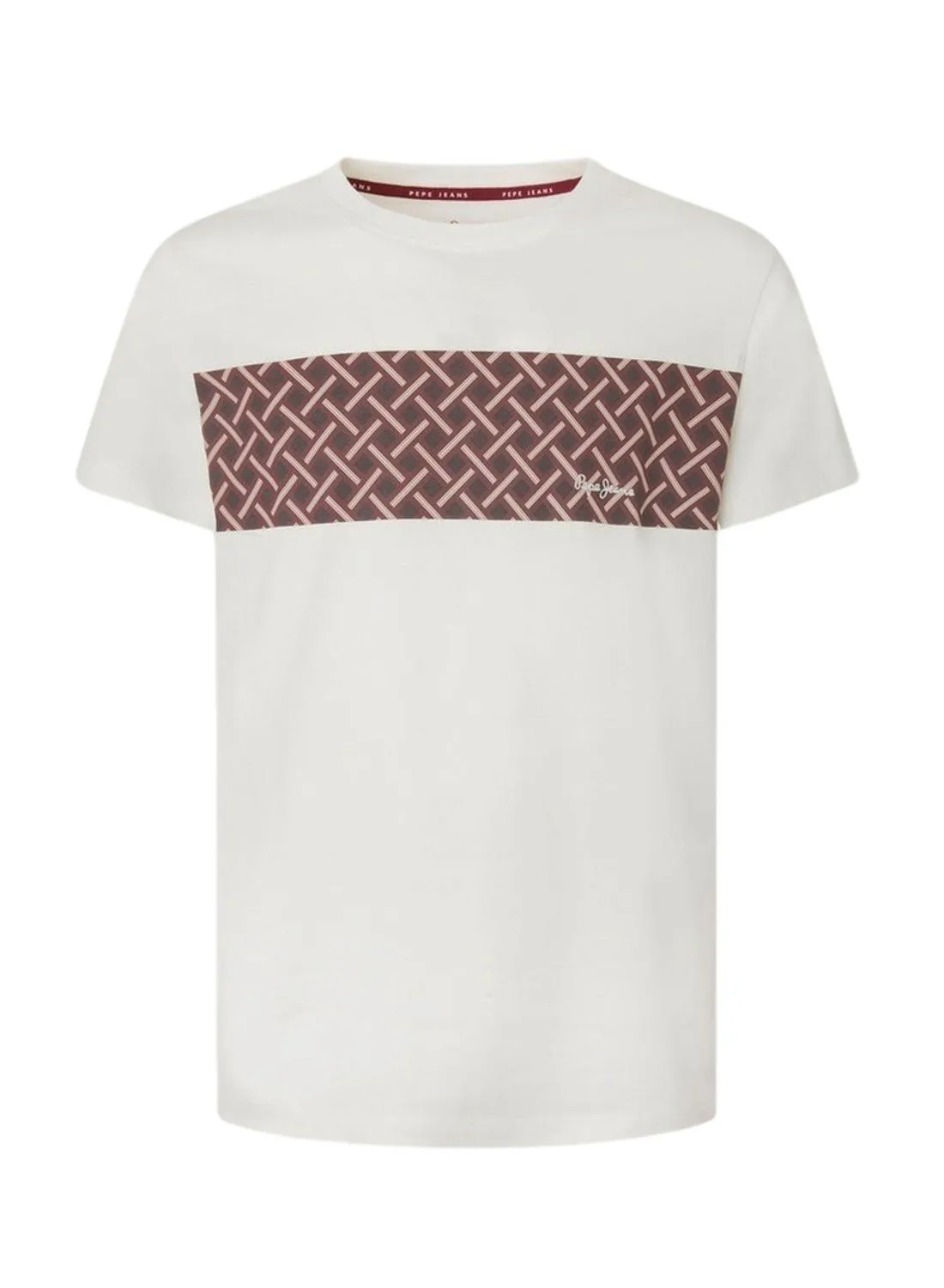 T-Shirt Pepe Jeans Kane Beige per Uomo