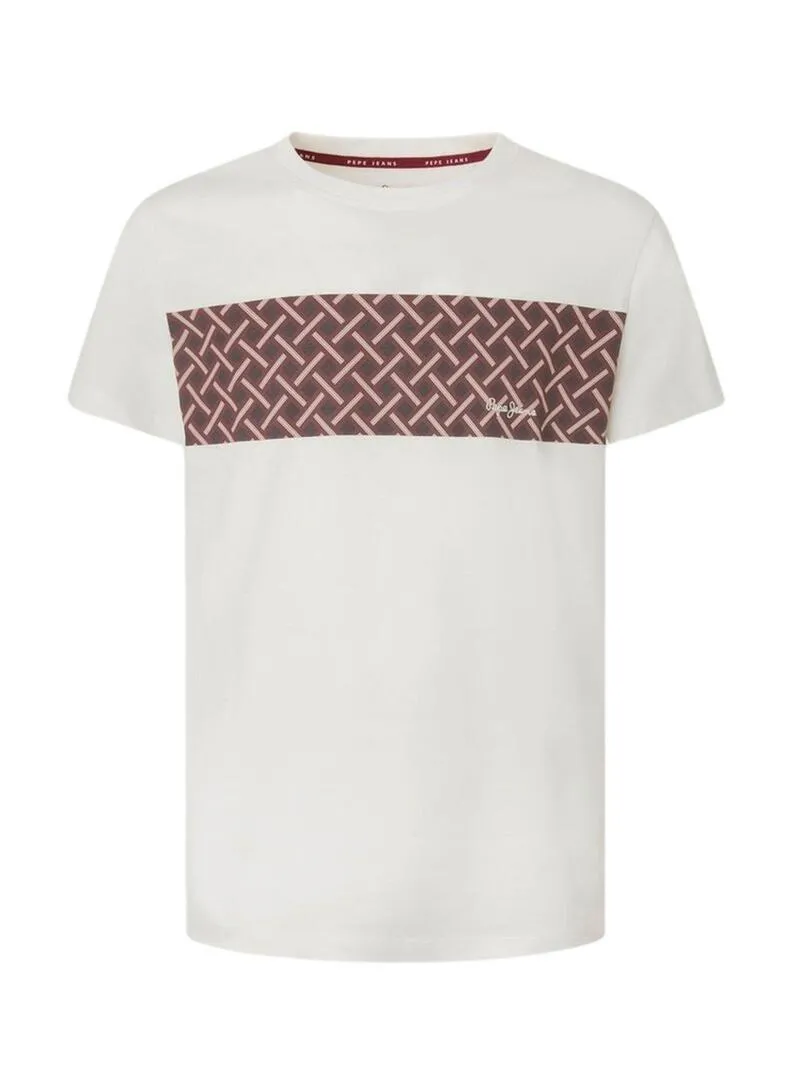 T-Shirt Pepe Jeans Kane Beige per Uomo