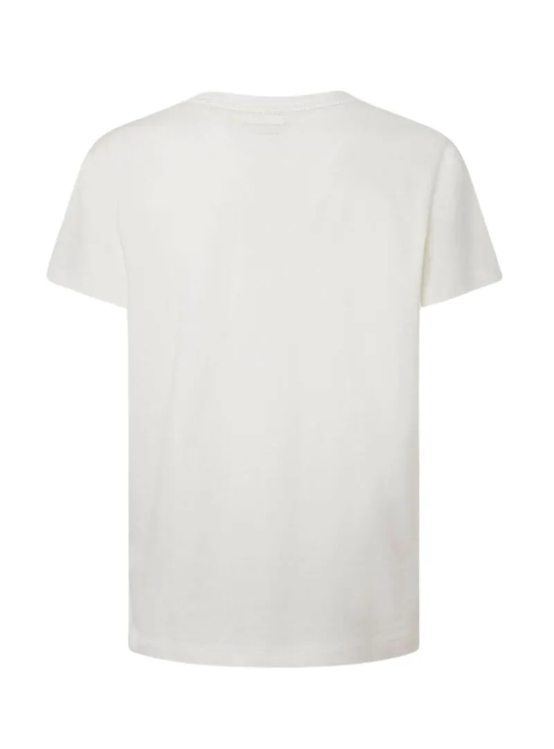 T-Shirt Pepe Jeans Kane Beige per Uomo
