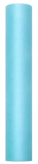 Tessuto in tulle azzurro 9m x 30cm
