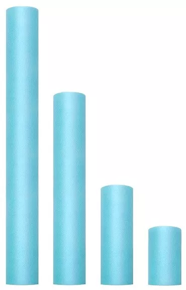 Tessuto in tulle azzurro 9m x 30cm