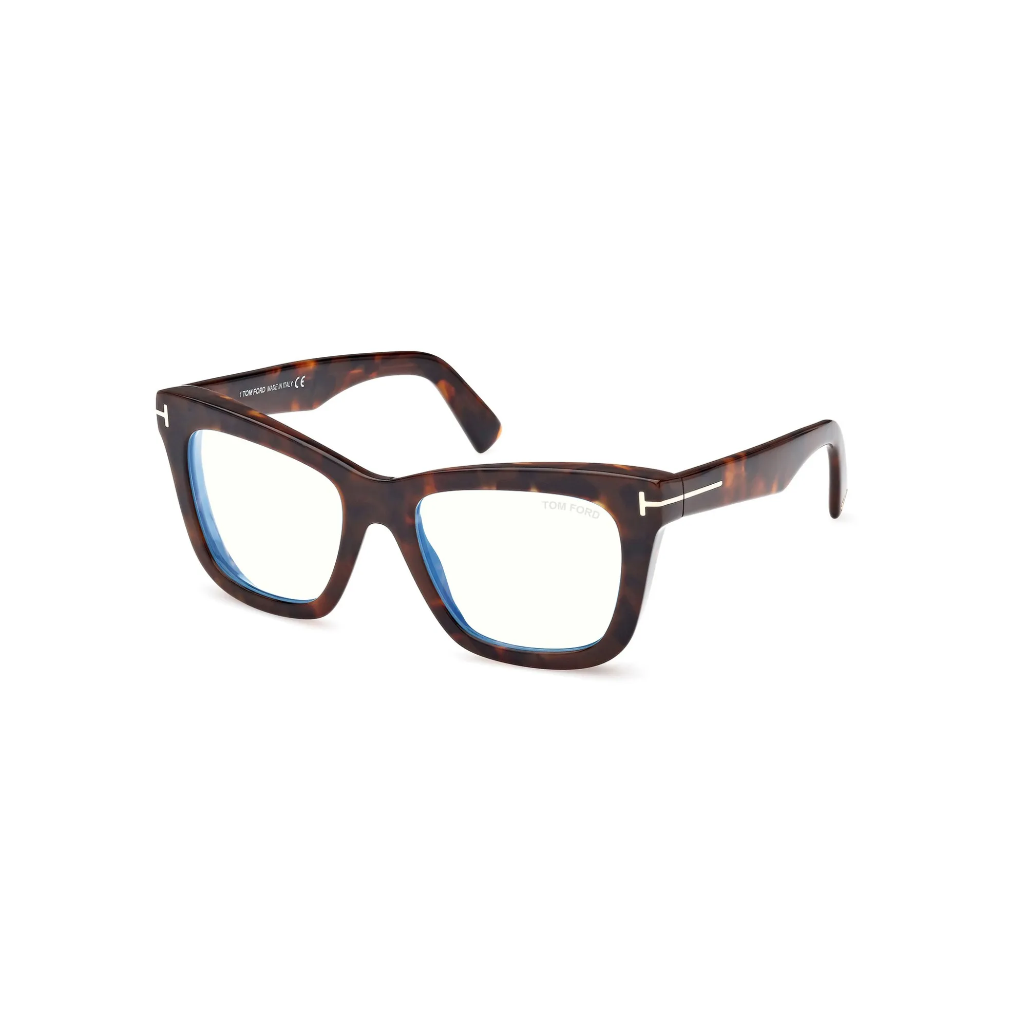   Tom Ford FT 5881-B Blue Filter 052 Avana Scura | Occhiale Da Vista Donna 