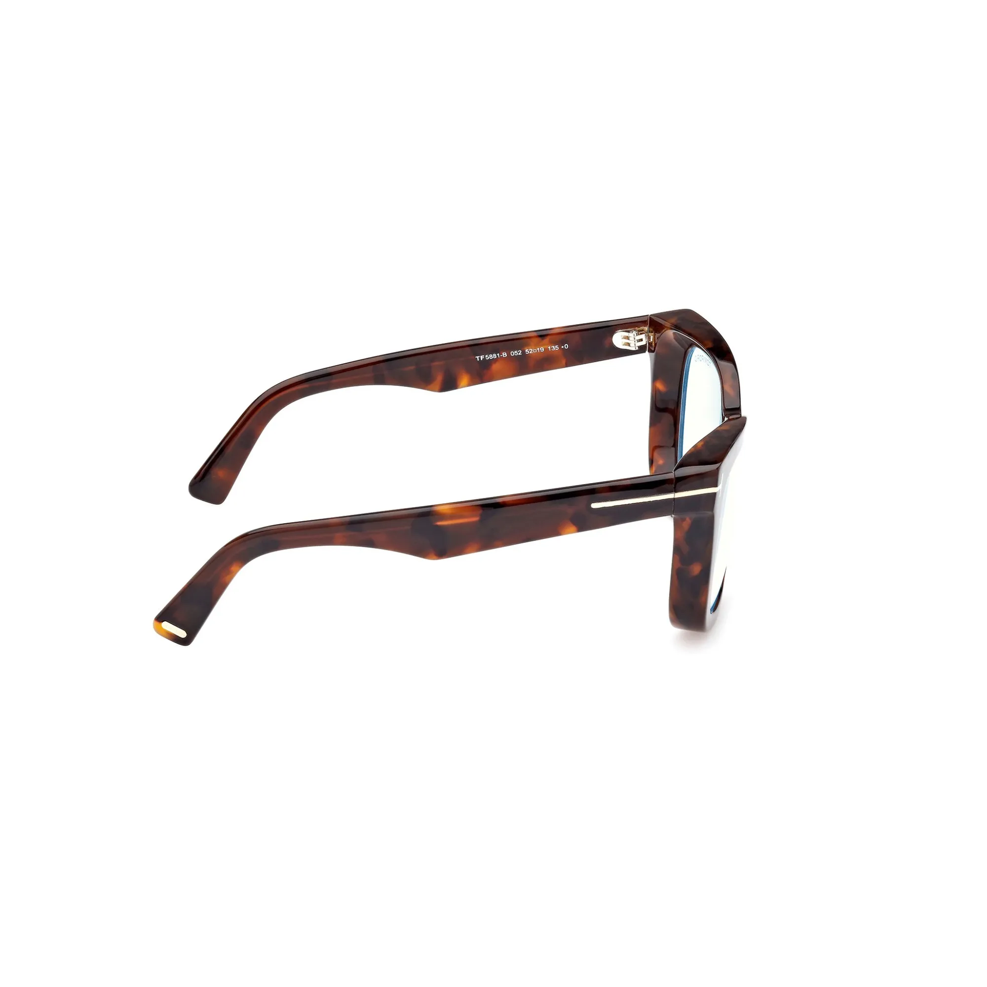   Tom Ford FT 5881-B Blue Filter 052 Avana Scura | Occhiale Da Vista Donna 