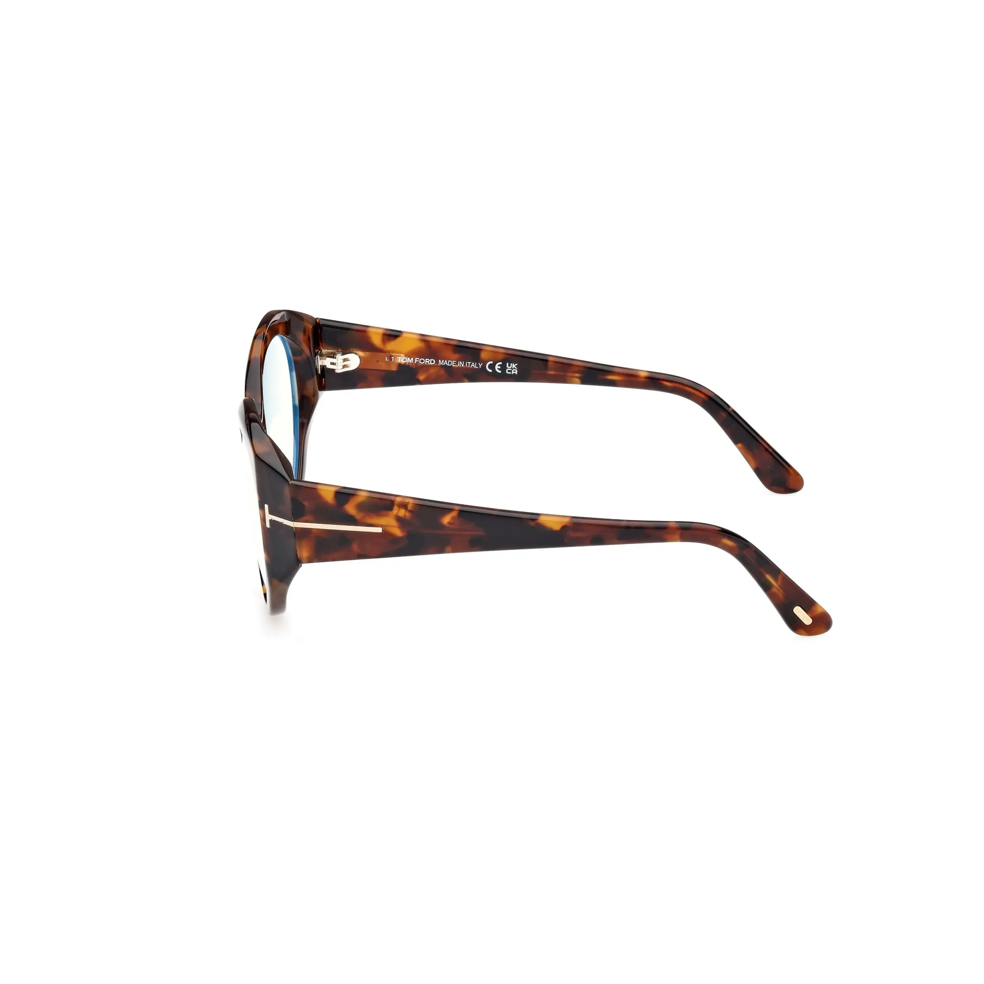   Tom Ford FT 5950-B Blue Block 052  Avana Scura | Occhiale Da Vista Donna 