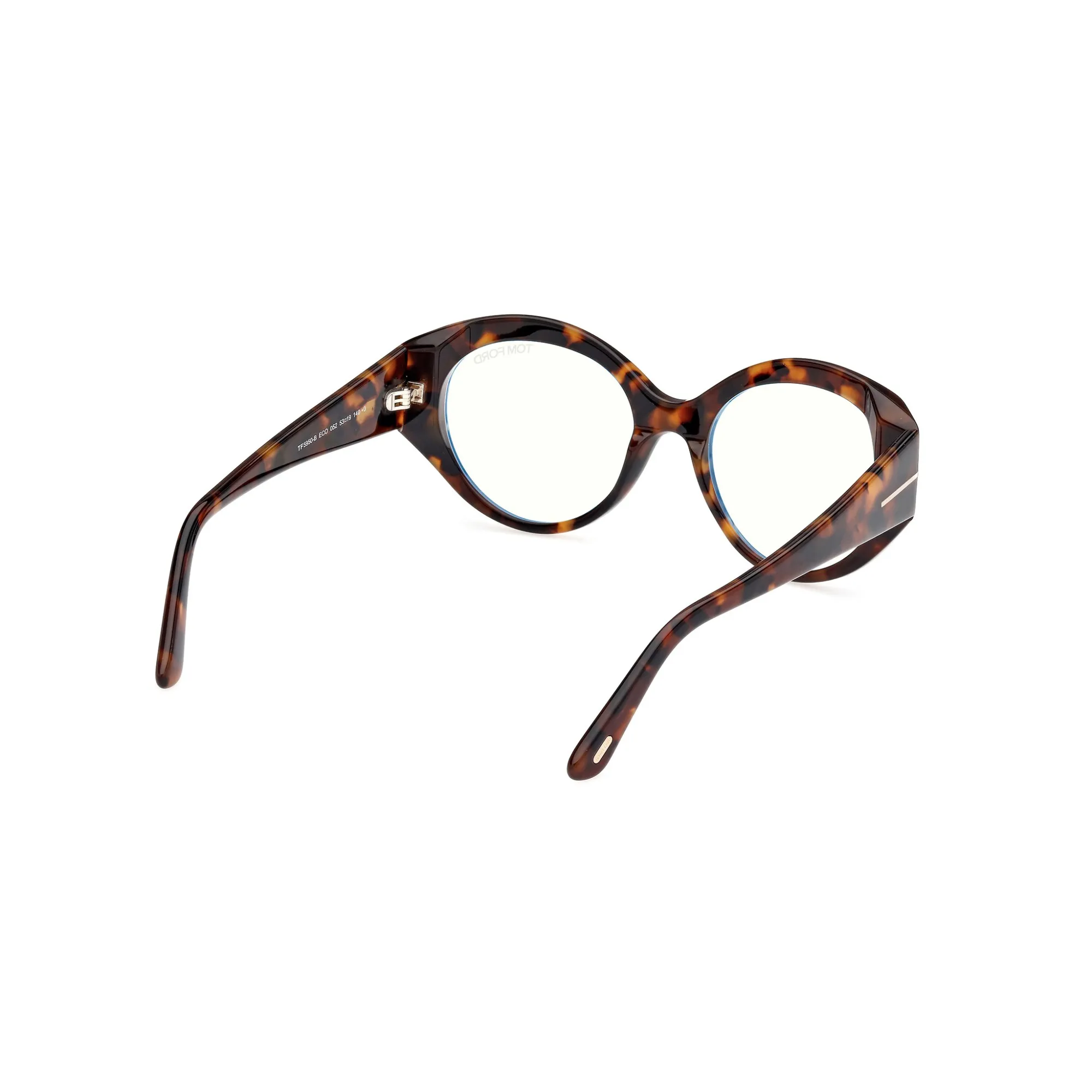   Tom Ford FT 5950-B Blue Block 052  Avana Scura | Occhiale Da Vista Donna 