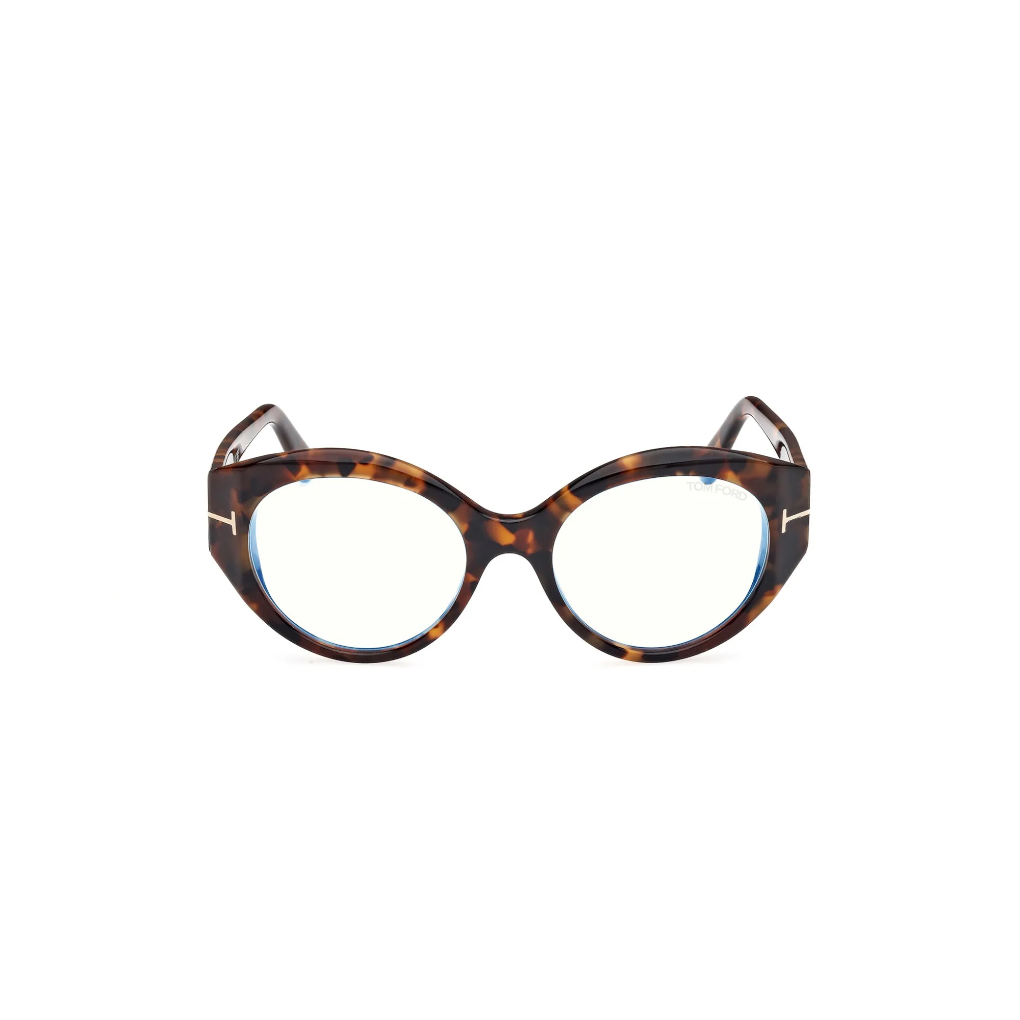   Tom Ford FT 5950-B Blue Block 052  Avana Scura | Occhiale Da Vista Donna 