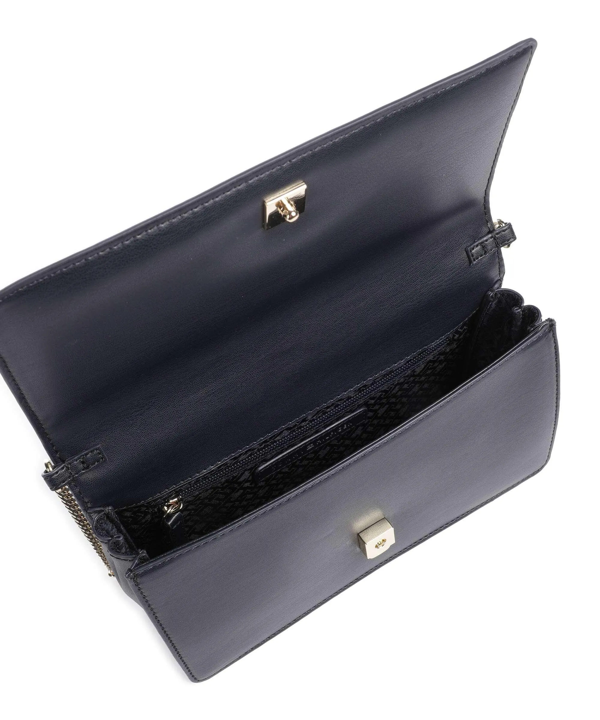  Tommy Hilfiger TH Refined Borsa a tracolla pelle sintetica navy  