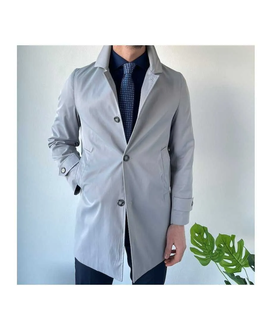 Trench uomo primaverile - Grigio