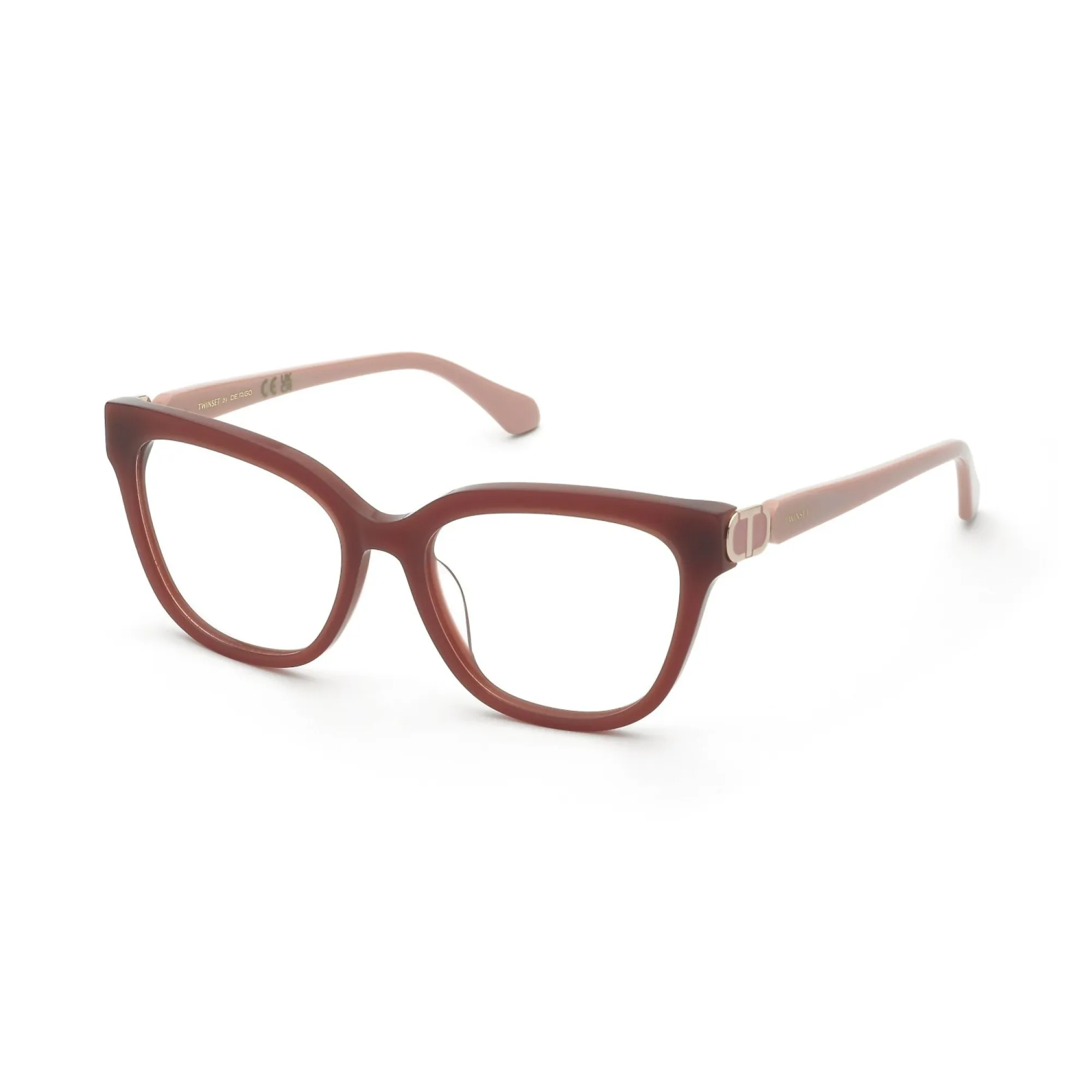   Twinset VTW083 - 099P Mattone Opale Lucidato | Occhiale Da Vista Donna 