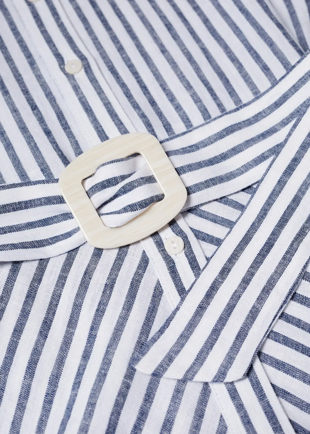Vestito camicione lino righe