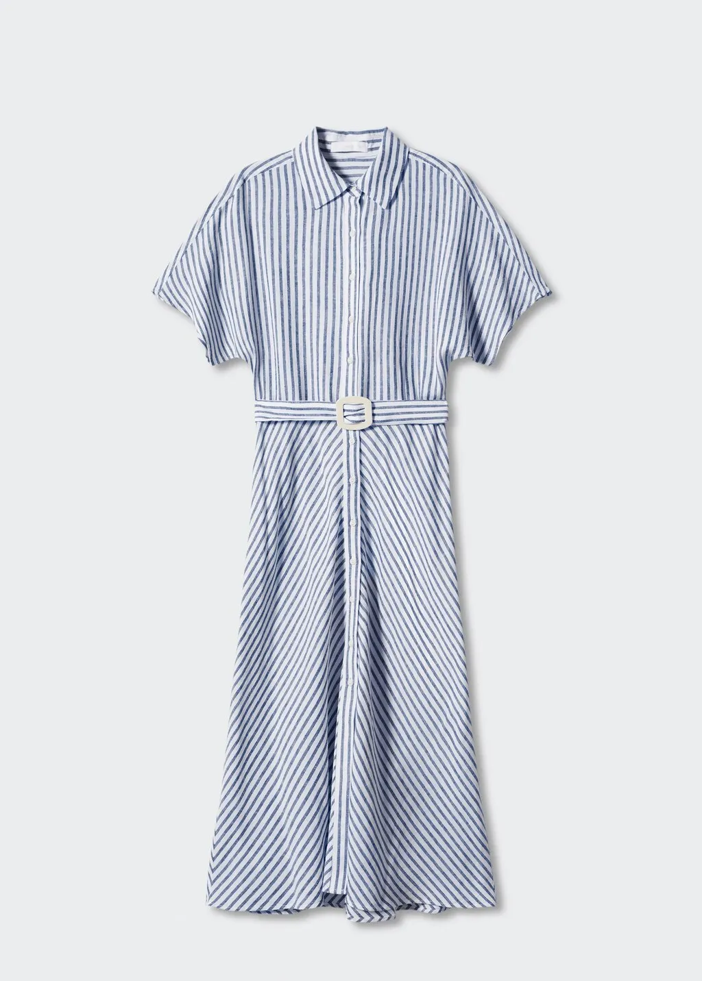 Vestito camicione lino righe