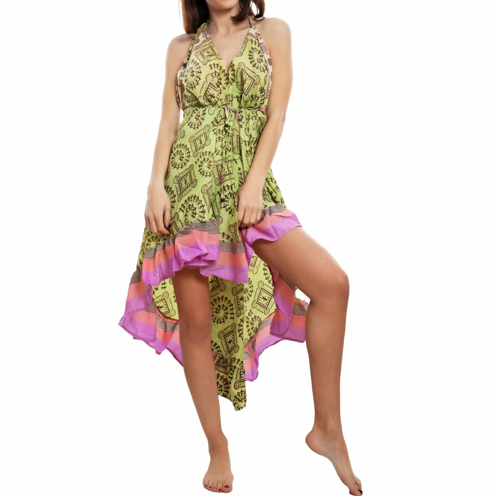 Vestito donna abito asimmetrico RK-102