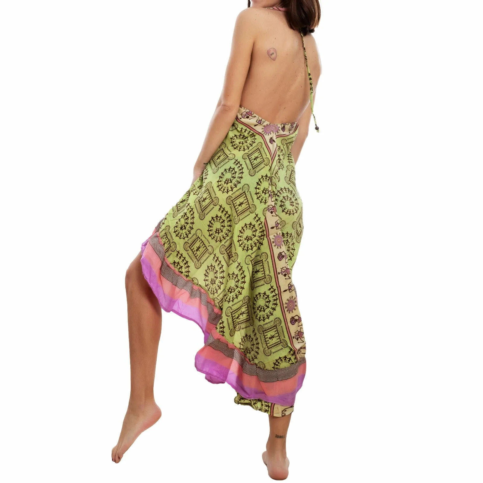 Vestito donna abito asimmetrico RK-102