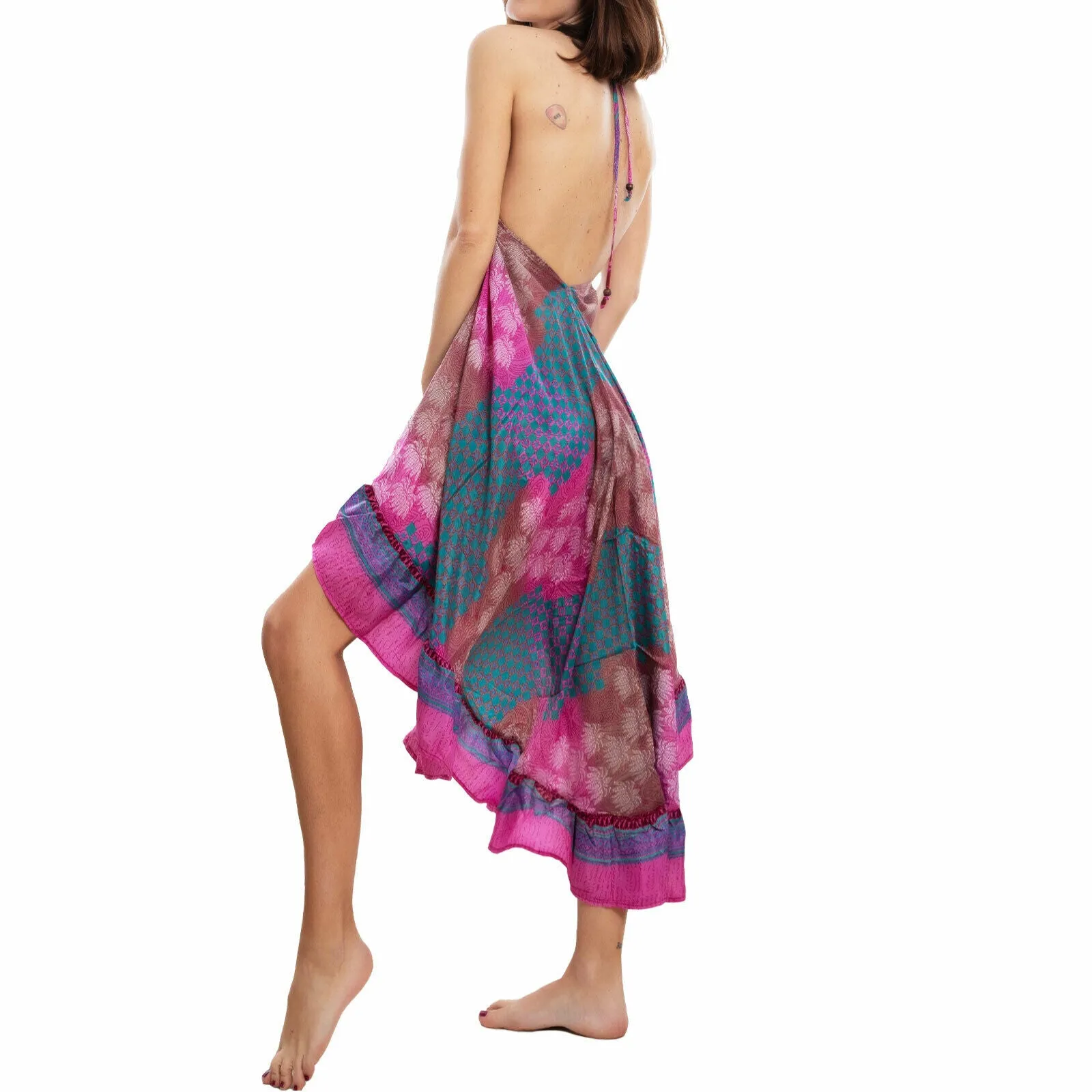 Vestito donna abito asimmetrico RK-102