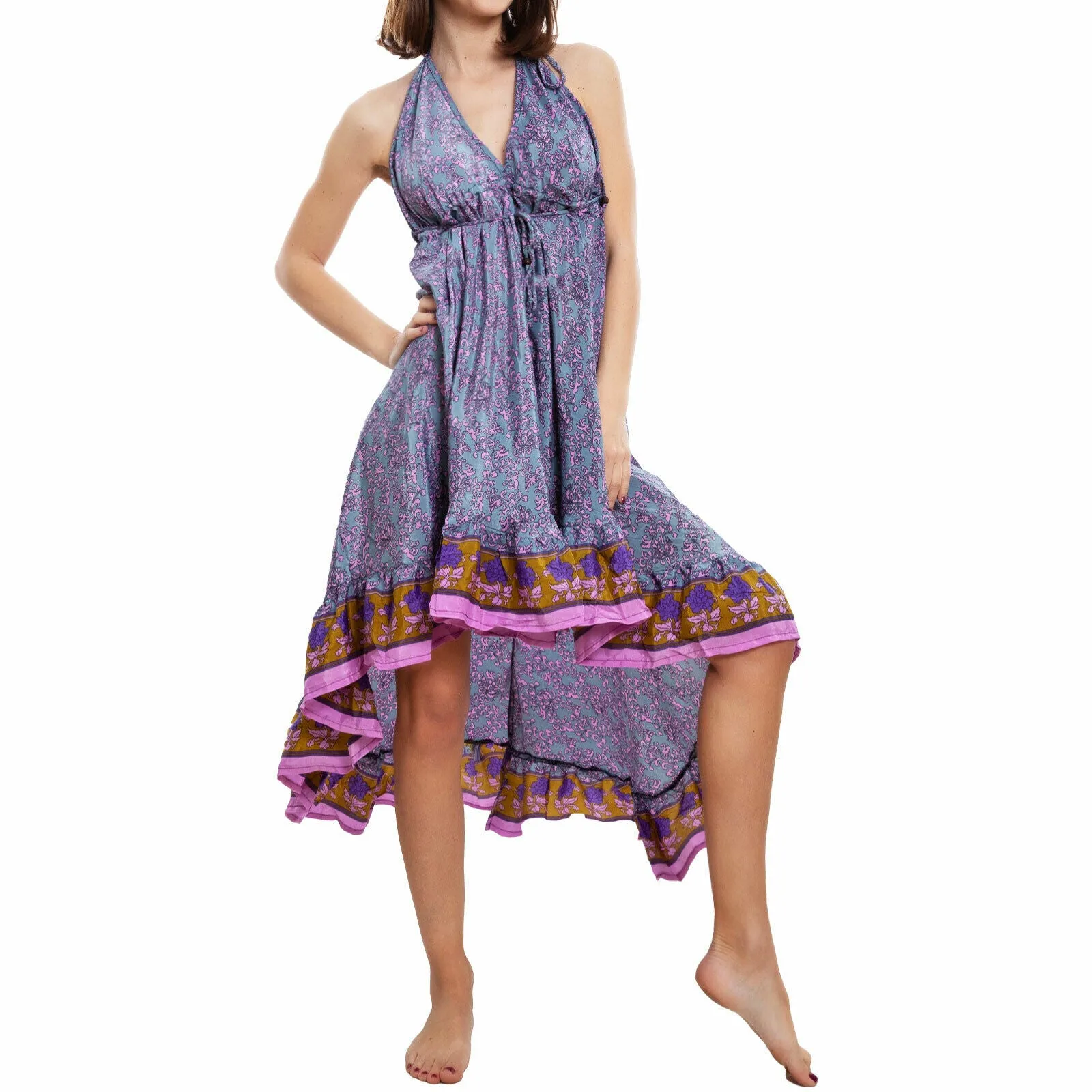Vestito donna abito asimmetrico RK-102
