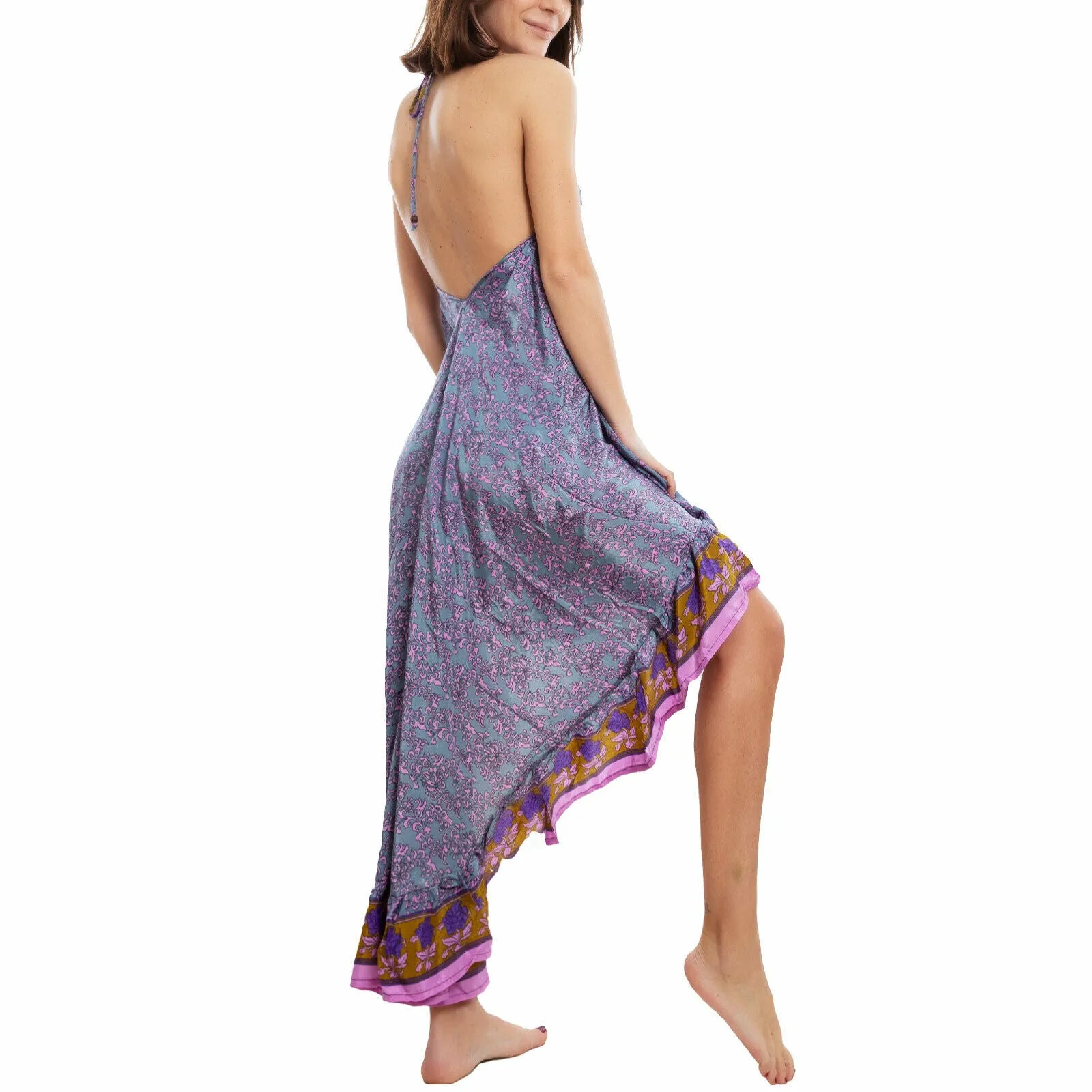 Vestito donna abito asimmetrico RK-102