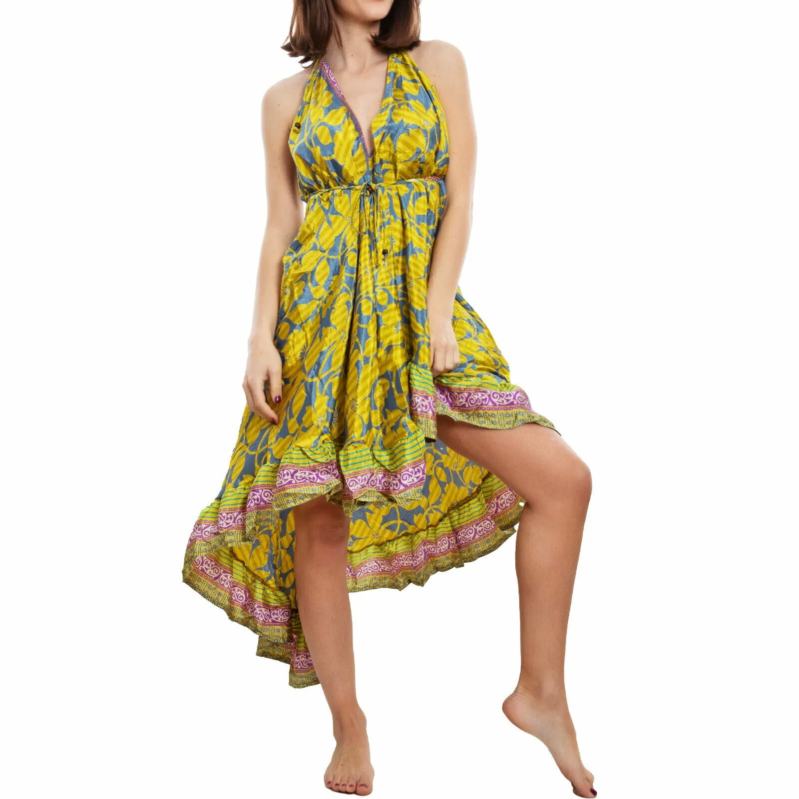 Vestito donna abito asimmetrico RK-102