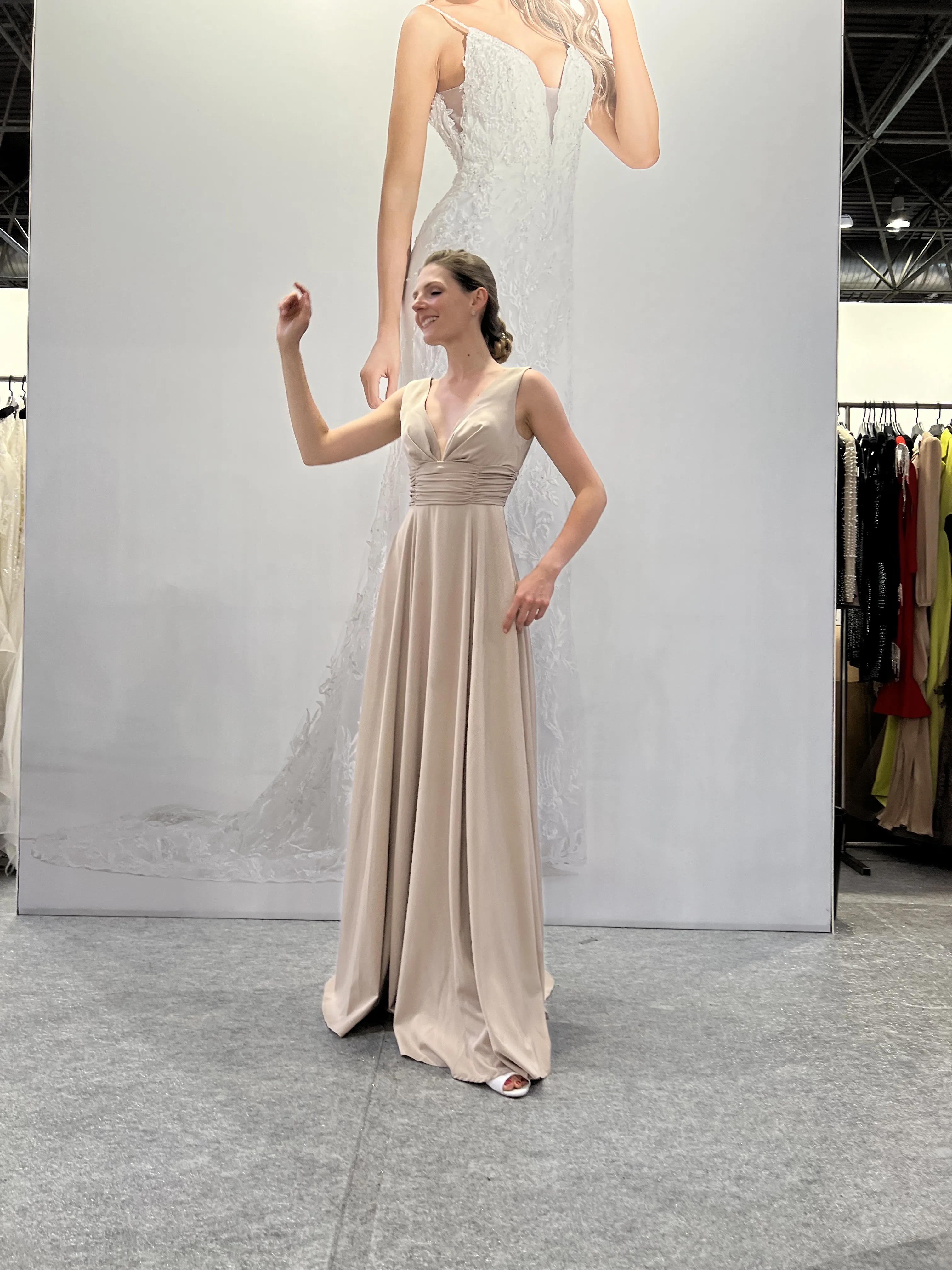Vestito donna da cerimonia in raso