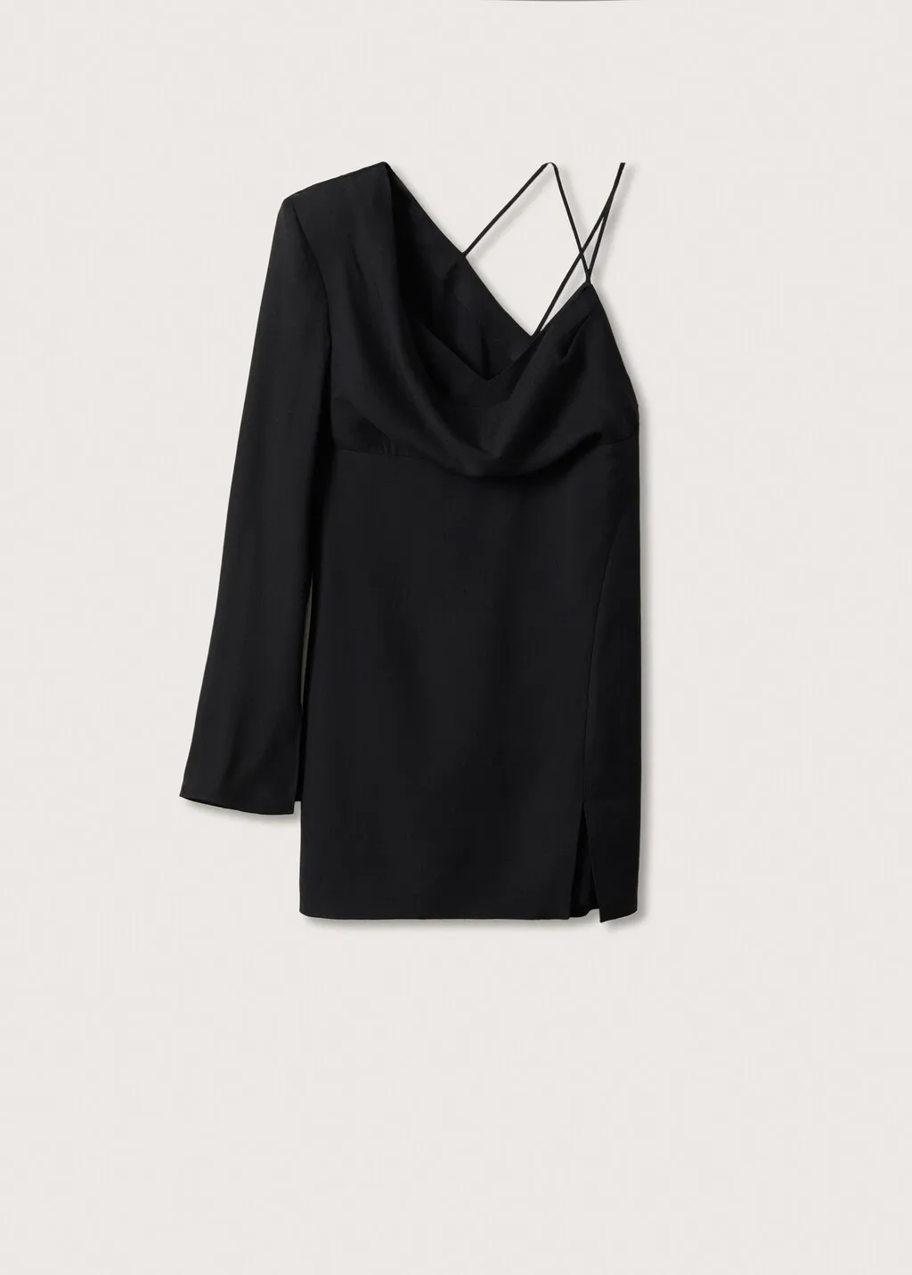 Vestito scollo asimmetrico