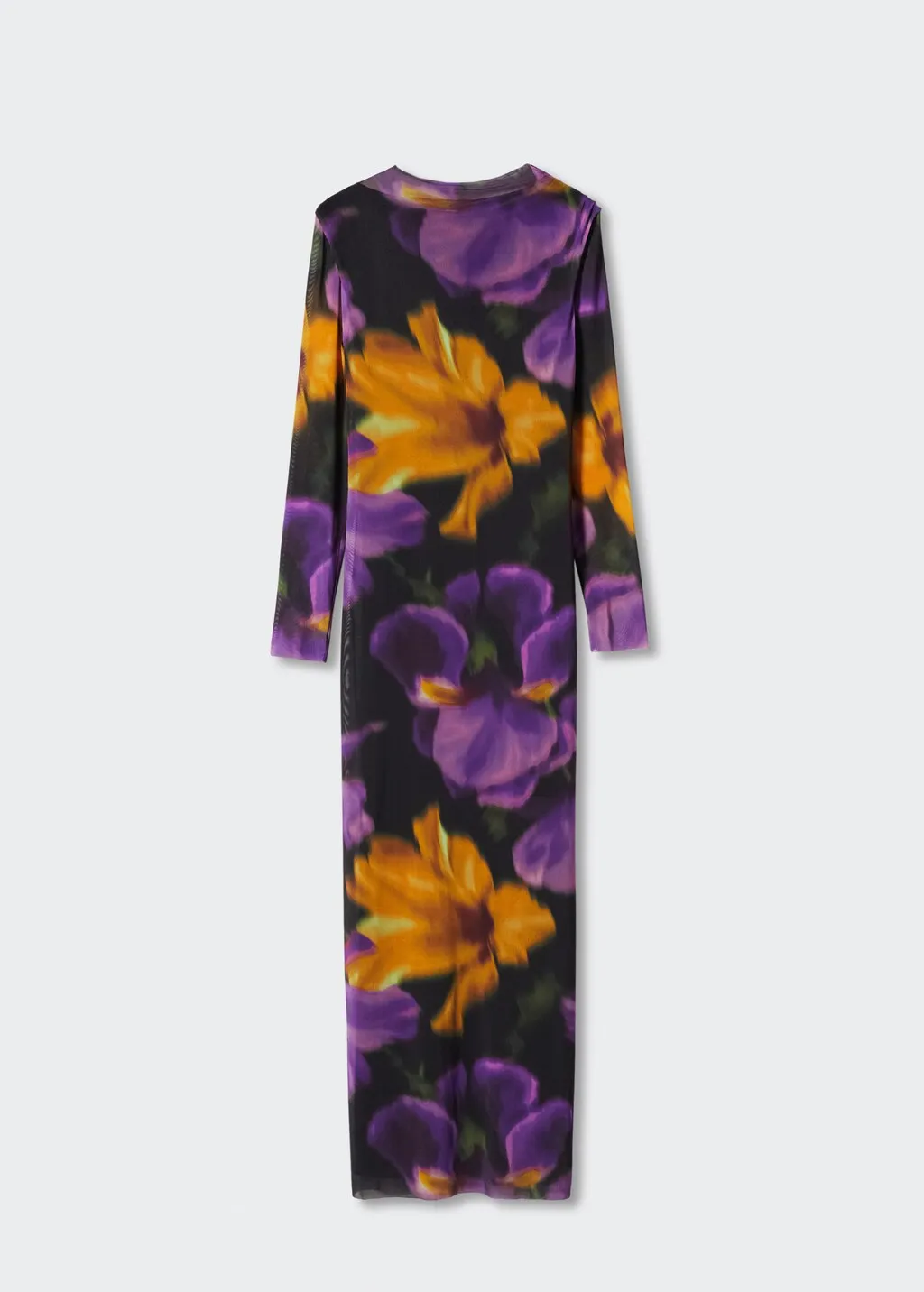 Vestito tulle stampa floreale