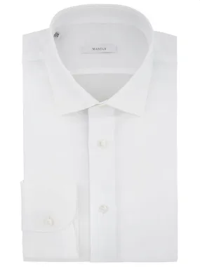 White shirt oxford fabric with a classic collar
