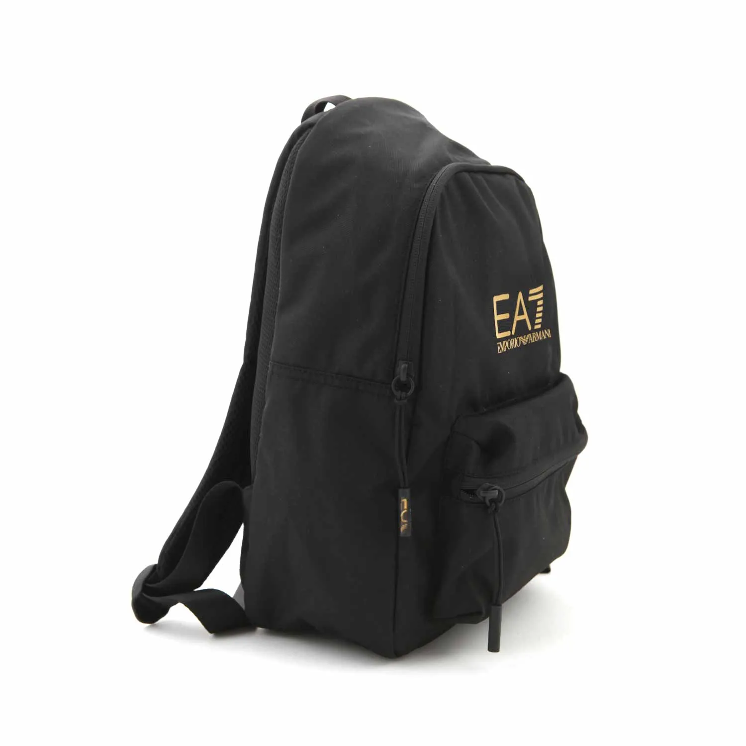 Zaino Unisex Nero Logo Ea7 Oro