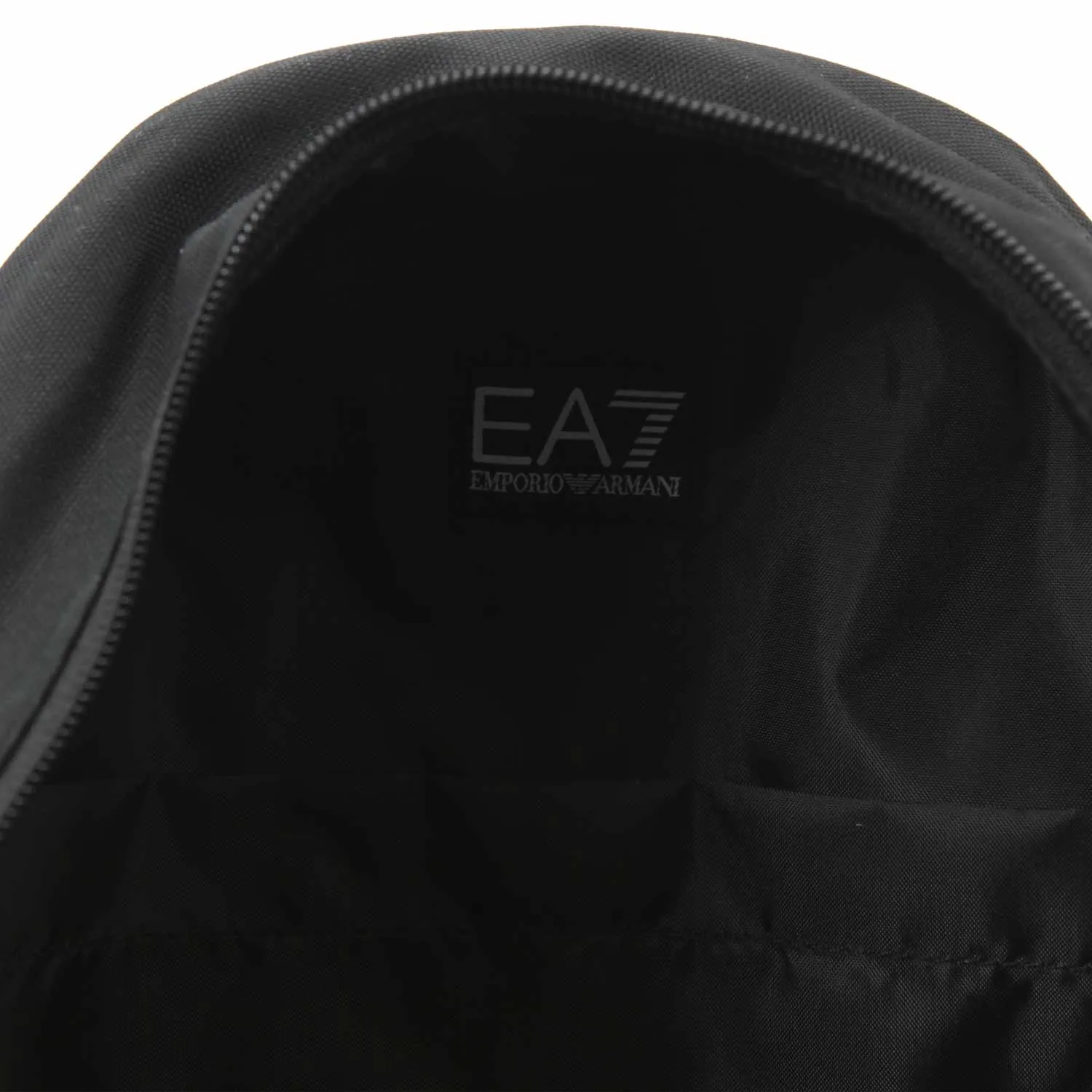 Zaino Unisex Nero Logo Ea7 Oro